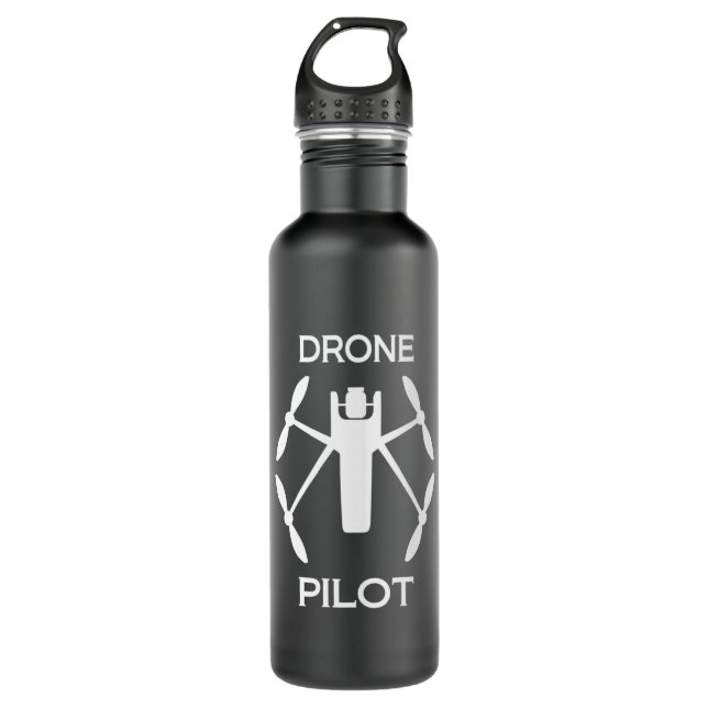 Botella De Agua Piloto de drones de clases (Anverso)