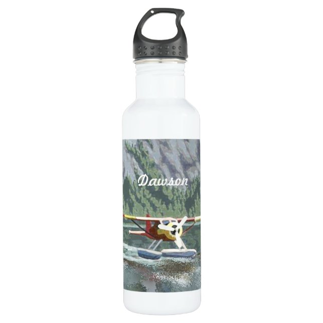 Botella De Agua Pilots Bush Plane Fanatic (Anverso)
