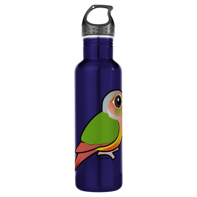 Botella De Agua Piña Conure Verde-cheeked de Birdorable (Anverso)