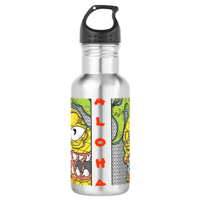 Botella De Agua Piña de la hawaiana (Anverso)