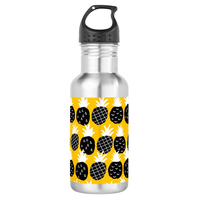 Botella De Agua Piña negra (Anverso)