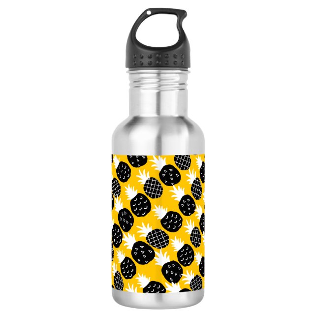 Botella De Agua Piña negra (Anverso)