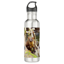 Botella De Agua Pine Marten en Log