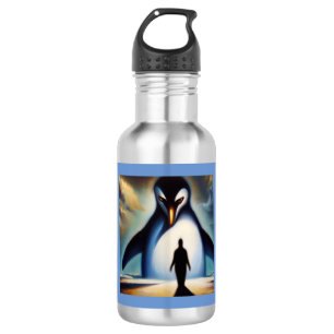 Botella De Agua Pingüino animal espiritual 1