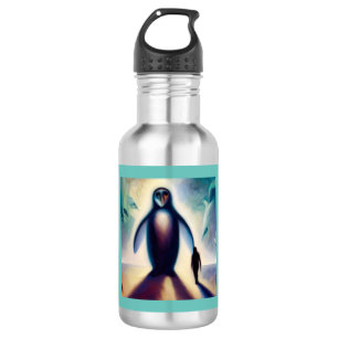 Botella De Agua Pingüino animal espiritual 2