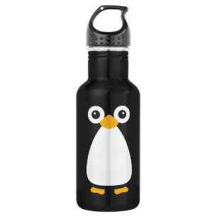Botella De Agua Pingüino lindo del vector