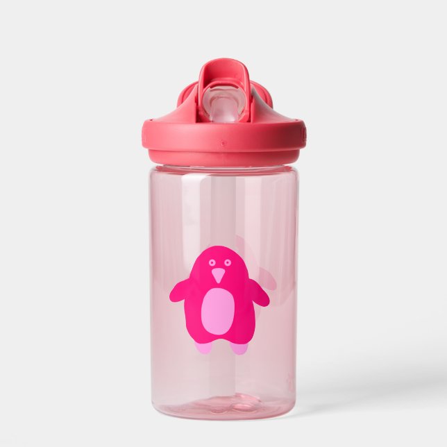 Botella De Agua Pingüino Personalizado (Delante)