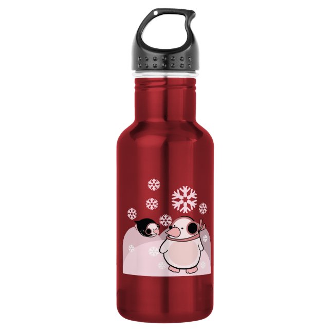 Botella De Agua pingüinos (Anverso)