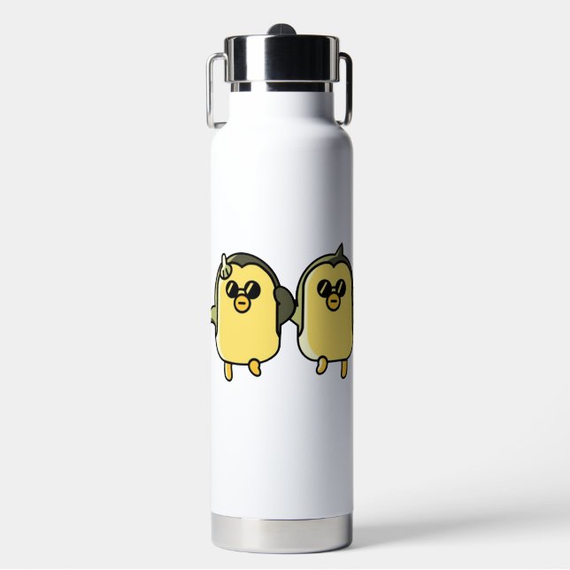 Botella De Agua Pingüinos Bailarines (Frente)