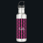 Botella De Agua Pink and black tie dye<br><div class="desc">Pink and black tie dye</div>