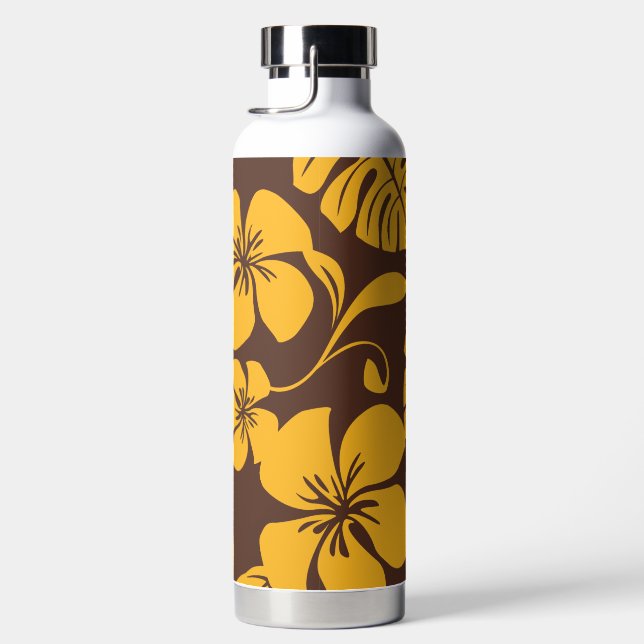 BOTELLA DE AGUA PINK BIKINI (MARRÓN/ORO) (Derecha)