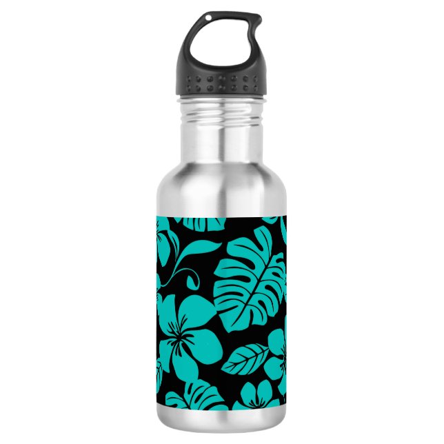 BOTELLA DE AGUA PINK BIKINI (NEGRO/VERDE AZULADO) (Anverso)