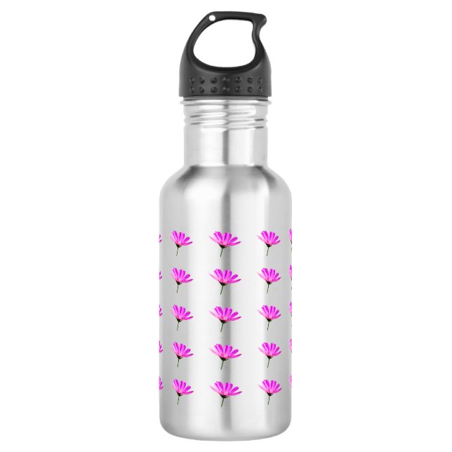 Botella De Agua Pink Daisy (Anverso)