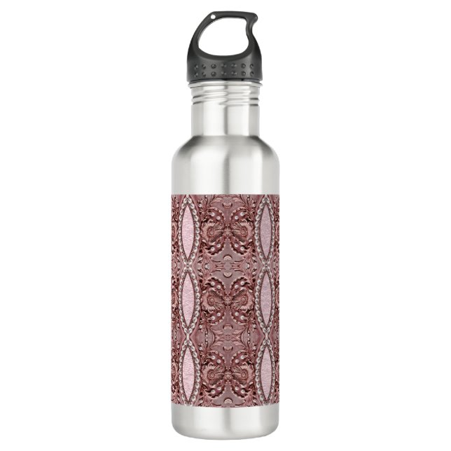 Botella De Agua Pink Flower Water Bottle (Anverso)