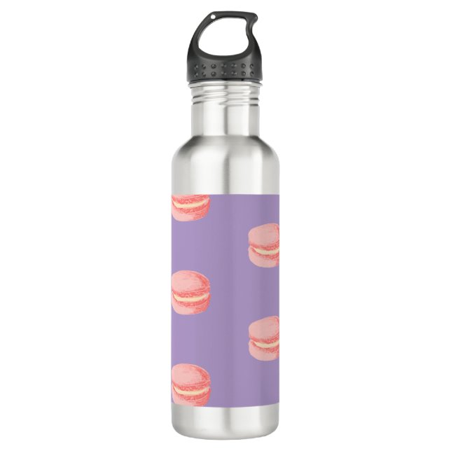 Botella De Agua Pink Macaroons (Anverso)