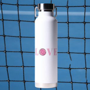 Botella De Agua Pink Pickleball Pink Love
