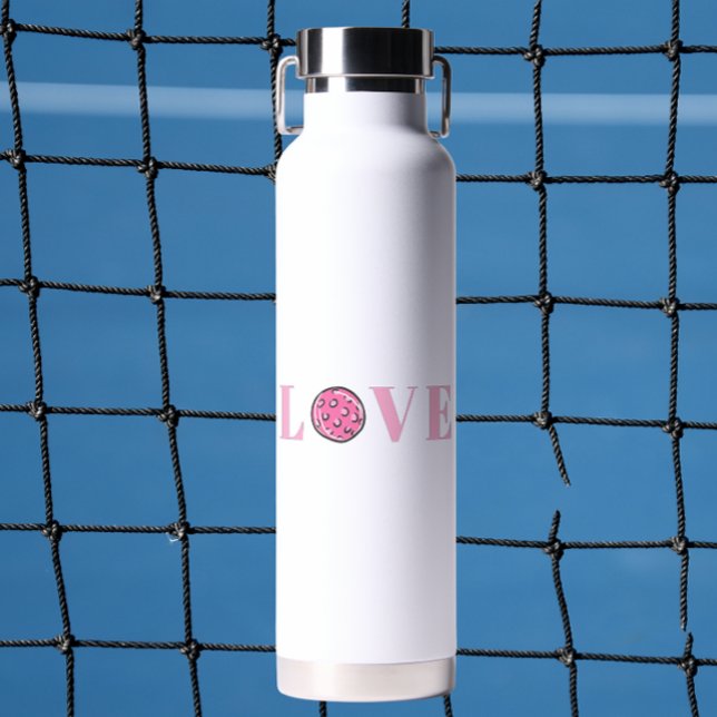 Botella De Agua Pink Pickleball Pink Love (Subido por el creador)