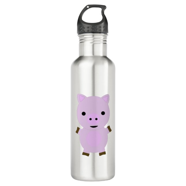 Botella De Agua Pink Piggy (Anverso)