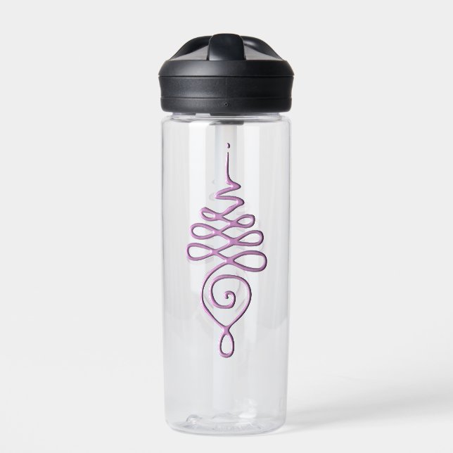 Botella de agua Pink Unalome (Delante)