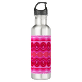 Botella De Agua Pinkey Rosa Ikat 3