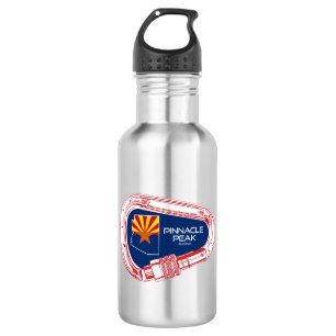 Botella De Agua Pinnacle Peak Arizona Rock Climber Carabiner