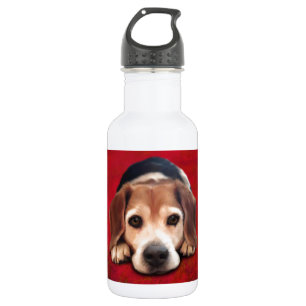 Botella De Agua Pintura de arte beagle Bella Artes Dog