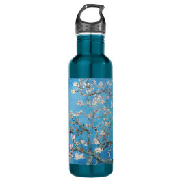 Botella De Agua Pintura de arte de Almond Blossoms Blue Vincent va