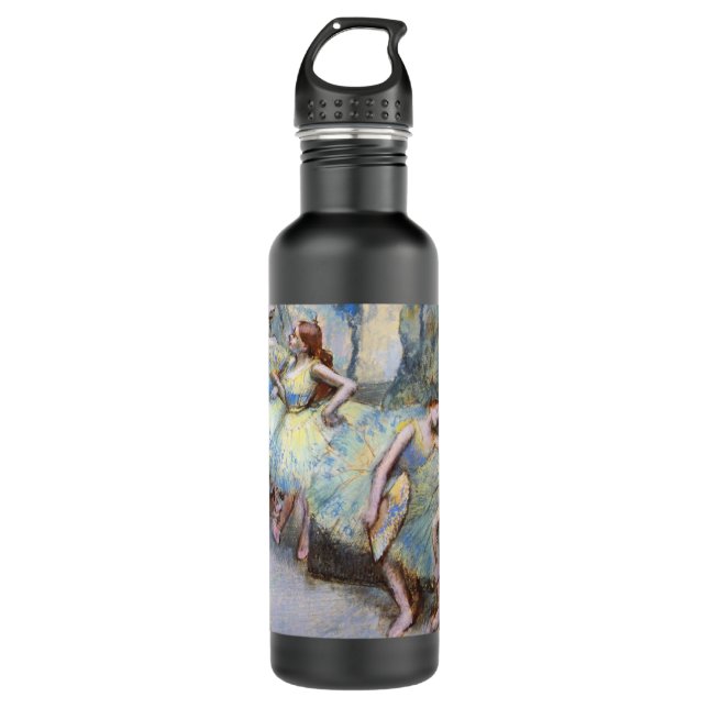 Botella De Agua Pintura de bailarinas de arte Degas Ballet (Anverso)