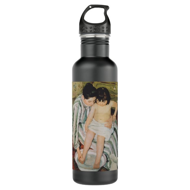 Botella De Agua Pintura de baño de Mary Cassatt (Anverso)