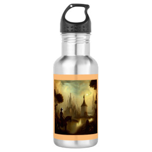 Botella De Agua Pintura de fantasía 8 - Jinete de caballo