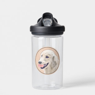 Botella De Agua Pintura de perro de Retriever Dorado con pelota de