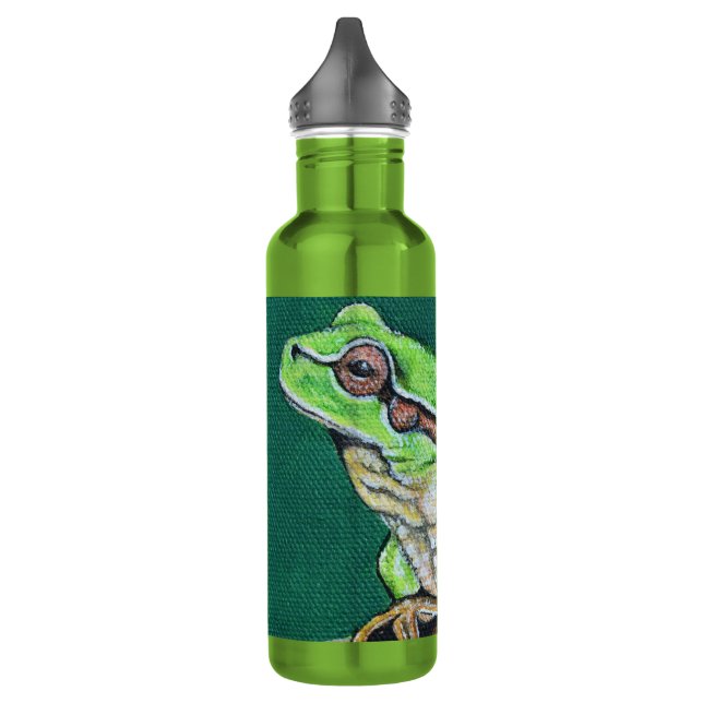 Botella De Agua Pintura de rana de árbol (Izquierda)