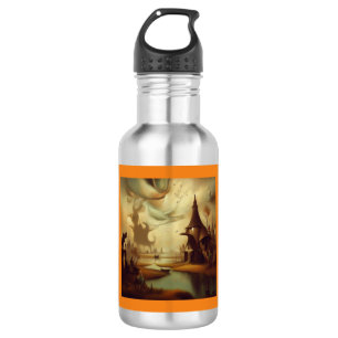 Botella De Agua Pintura fantástica 3 - Paisaje medieval