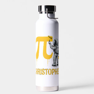 Botella De Agua Pintura personalizada de astronauta genial símbolo