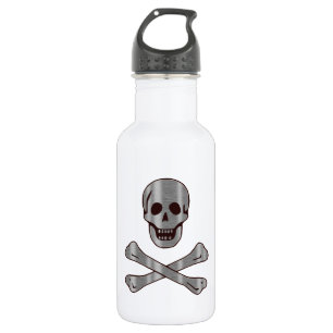 Botella De Agua Pirata de madera de acero