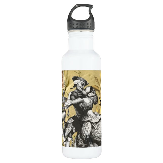 Botella De Agua Pirata del steampunk del vintage (Anverso)