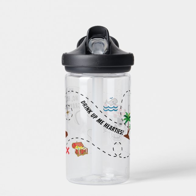 Botella De Agua Pirata Dice (Delante)