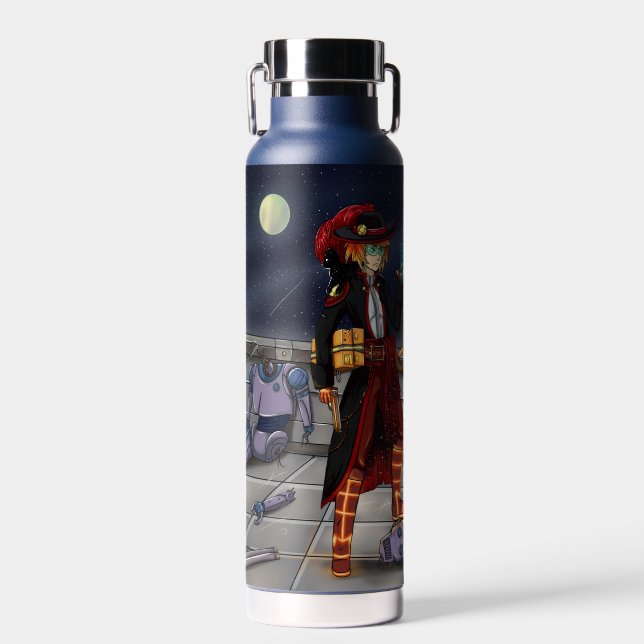 Botella De Agua Pirata espacial (Delantero)