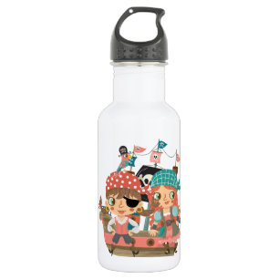 Botella De Agua Piratas femeninos