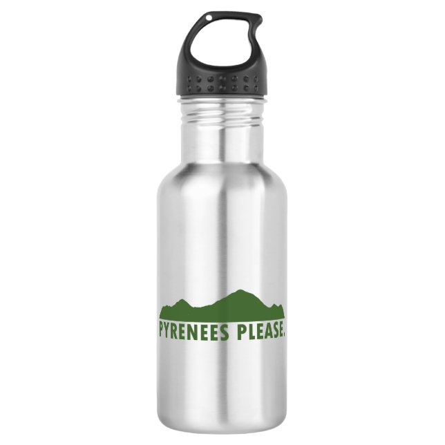 Botella De Agua Pirineos Por Favor (Anverso)