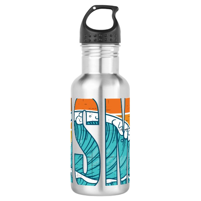 Botella De Agua Pismo Beach California Surf (Anverso)