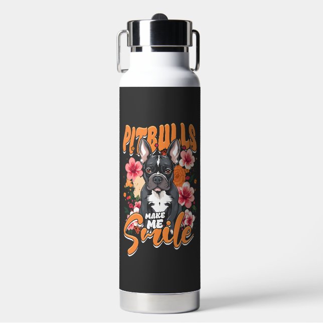 Botella De Agua Pitbull Pitbulls (Frente)