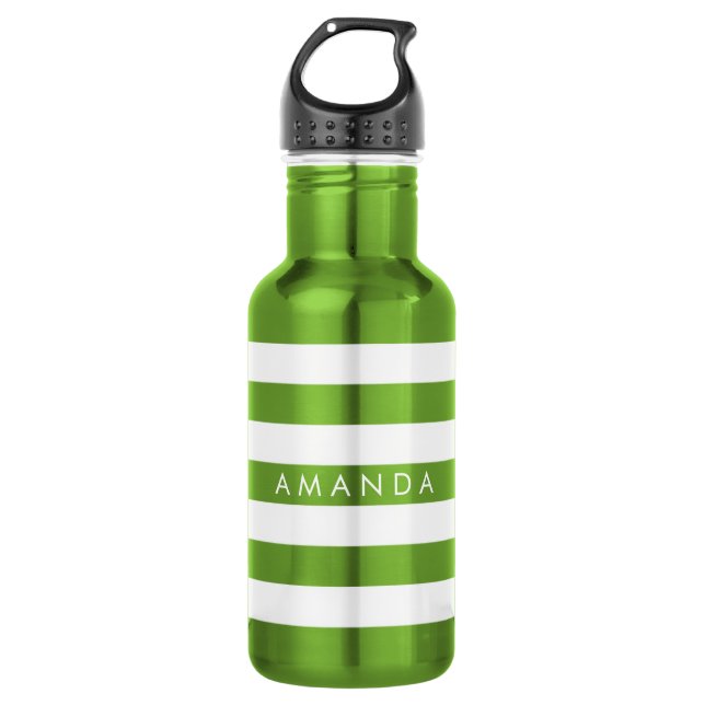 Botella De Agua PixDezines de fondo blanco ajustable (Anverso)