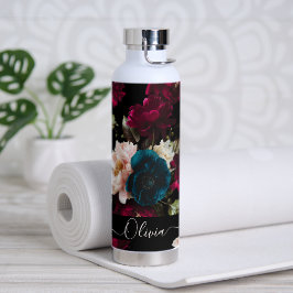 Botella De Agua PixDezines Fondo para el DIY Botánico