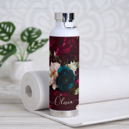 Botella De Agua PixDezines Fondo para el DIY Botánico