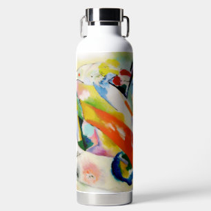Botella De Agua PixDezines - Kandinsky 1914 Panel de pared abstrac