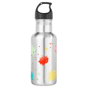 Botella De Agua PixDezines Torta Rocios/Faux Gold