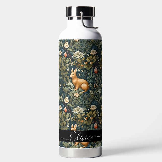 Botella De Agua PixDezines William Morris Woodland (Izquierda)