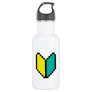 Botella De Agua Pixel Wakaba de 8 bits/Marca Shoshinsha