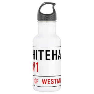 Botella De Agua Placa de calle de Whitehall Londres